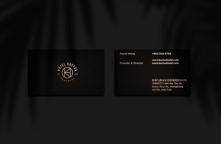 Hotel Brand Identity : Hong Kong